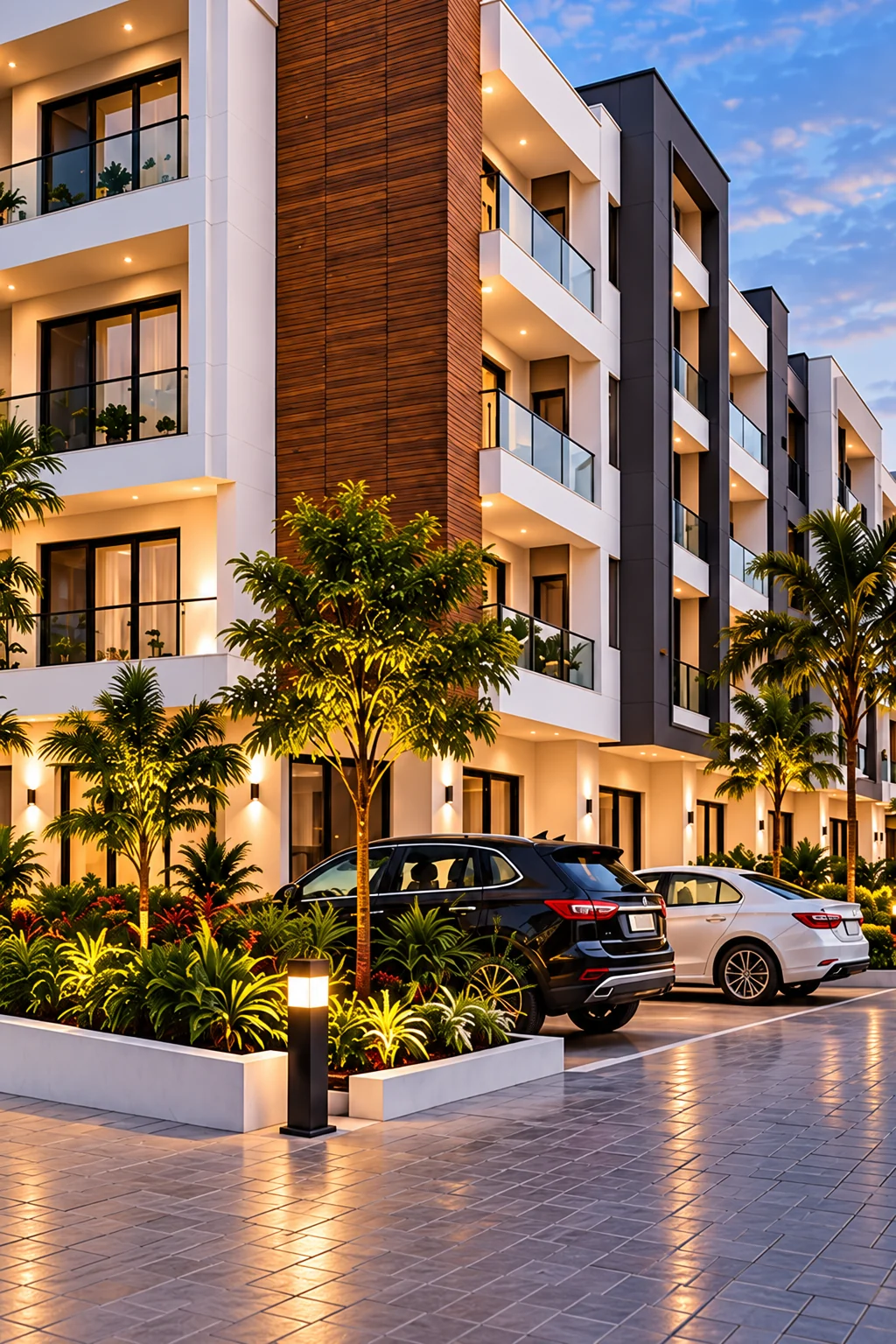 Contemporary managed residential property